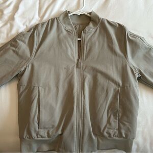 Men's Tan Bomber Jacket